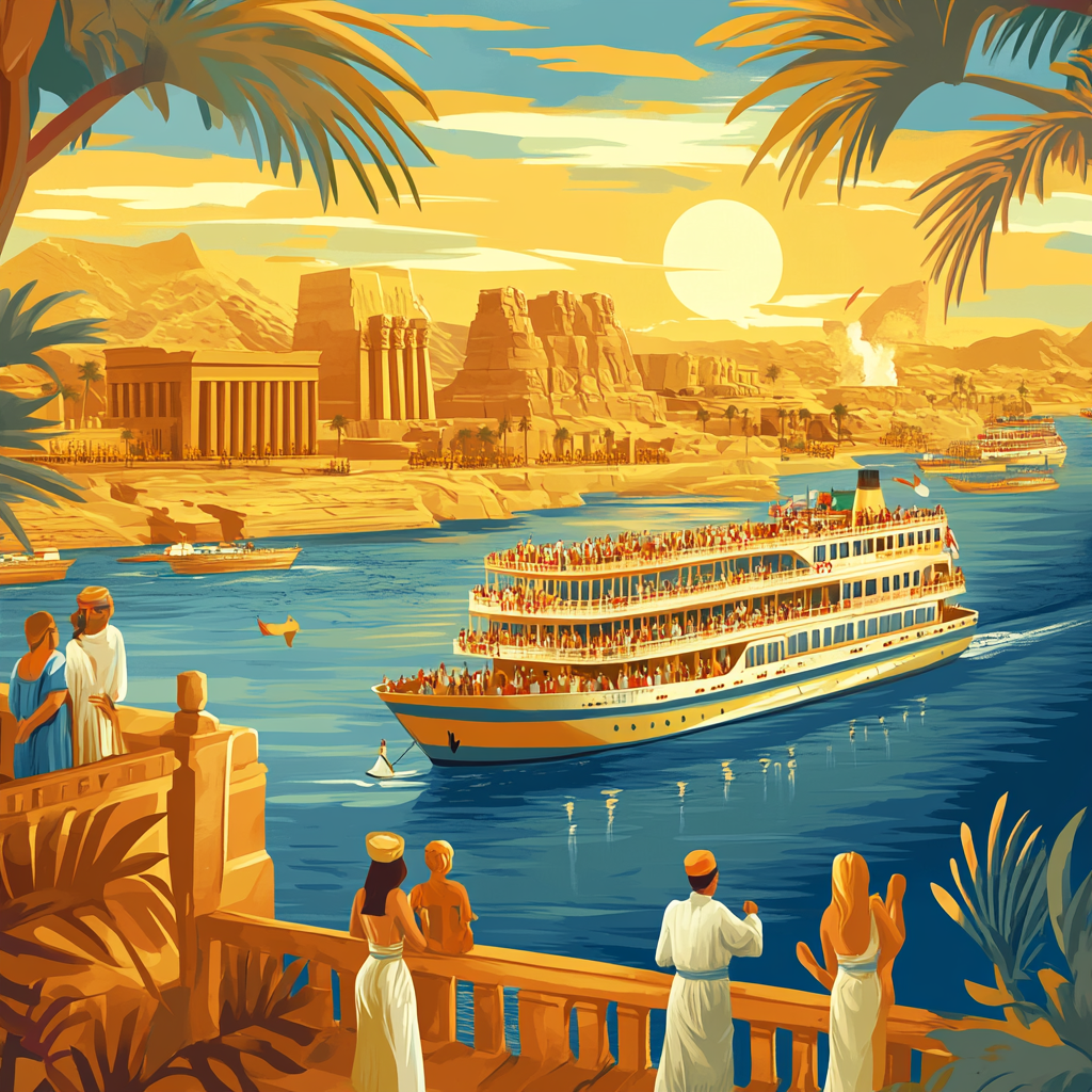 Crucero a Egipto Historia, Kreuzfahrt nach Ägypten